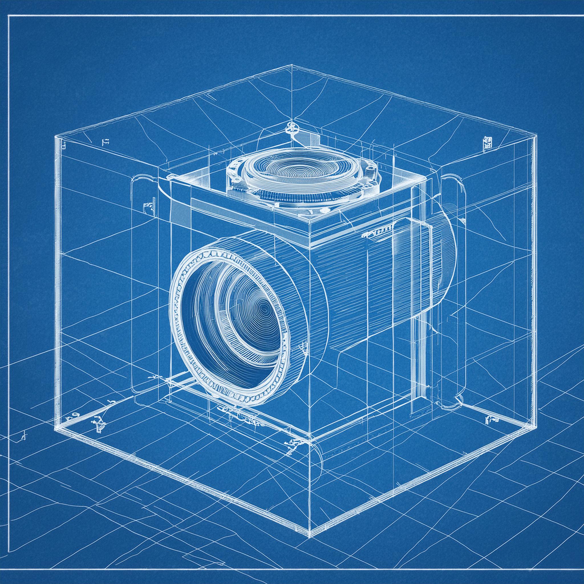 Blueprint of camera